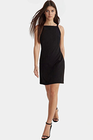 Yazlık Finike Dokuma Mini Elbise Şık Shift Kesim 88 cm Boy Mükemmel Uyum Seçkin Malzeme