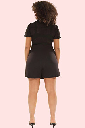 Kadın Casual Stil Büyük Beden Şort Etek Fiyonklu Geniş Paça Yaz Günlük Kullanım Hafta Sonu