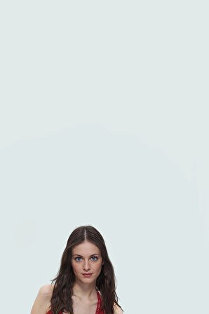 Yazlık Örme Bluz Boyundan Bağlamalı Fitted Jakarlı Desenli Rahat Ve Şık Uzun Ömürlü