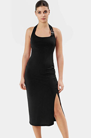 Yazlık Kolsuz Örme Midi Elbise Şıklık ve Konfor Bir Arada Seçkin Malzeme