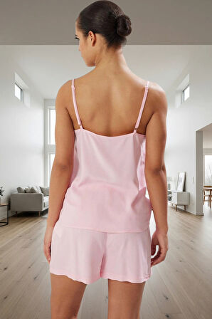 Yazlık 2'li Viskoz Pijama Takımı Rahat ve Şık Tasarım Konforlu Kesim Profesyonel Görünüm