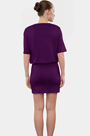 Kısa Kollu Bodycon Elbise Yumuşak Pamuk Kumaş Rahat Kesim Dayanıklı Malzeme Mükemmel Uyum