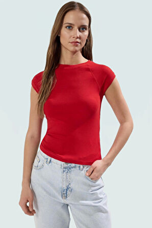 Ay Kol Bluz Vücuda Oturan Viskoz Ribana Kumaş Kaliteli İşçilik Premium Kalite