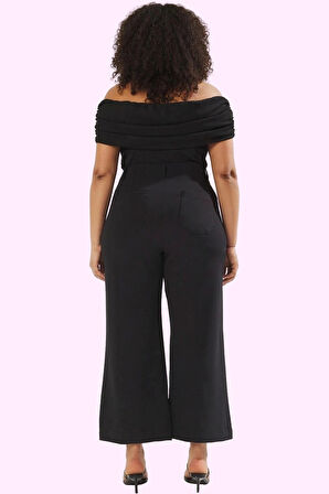 Kadın Polyester Pantolon Yüksek Bel Boru Paça Nefes Alan Kumaş Günlük Kullanım Özel Günler