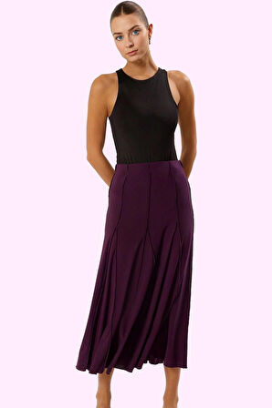 A line Kalıp Örme Maxi Etek Kadın Günlük Casual Tasarım Hafta Sonu Yaz Aylarının Vazgeçilmezi