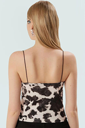 Kolsuz Bluz Fitted Degaje Yaka Polyester Örme Kumaş Seçkin Malzeme Mükemmel Uyum