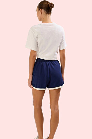 Kadın Spor Şort Beli Lastikli Kısa Boy Nefes Alan Kumaş Yaz Aylarına Özel Günlük Kombinler