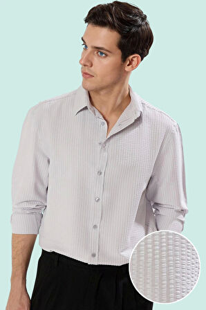 Erkek Pamuklu Dokulu Gömlek Şıklık ve Konfor Bir Arada Günlük Kullanım Yaz Aylarının Vazgeçilmezi