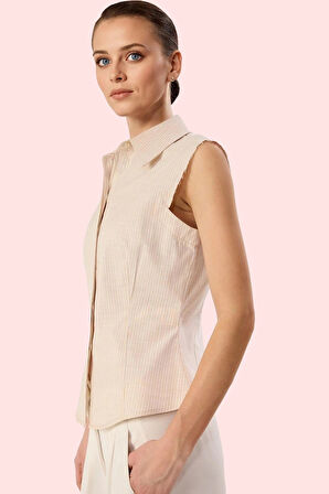 Kadın Uzun Boy Pamuk Gömlek Keten Görünümlü Dokuma Şık Yaz Kombinleri Stilin Buluştuğu Yer