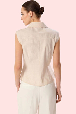 Kadın Uzun Boy Pamuk Gömlek Keten Görünümlü Dokuma Şık Yaz Kombinleri Stilin Buluştuğu Yer