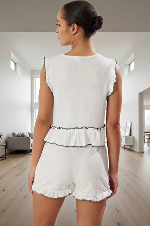 Nefes Alan Pamuklu Pijama Takımı Ev Konforu İçin Tasarlandı Premium Kalite Trend Tasarım