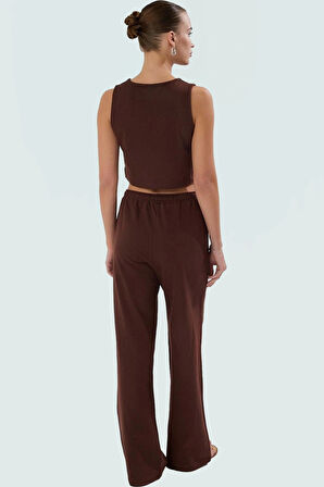 Cool & Comfort Stil Örme Yelekli Pantolon Takım Elbise Günlük Kullanım İçin