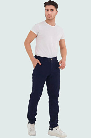 Erkek Pamuklu Chino Pantolon Modern Straight Kalıp Boru Paça Tasarım Yaz Aylarının Vazgeçilmezi