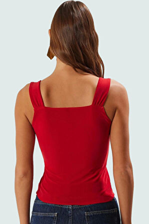 Esnek Örme Crop Bluz V Yaka Fitted Yaz Mevsimi İçin Yüksek Kalite Konforlu Kesim