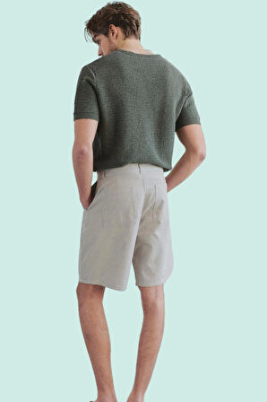 Erkek Yazlık Kapri Şort Dokuma Gabardin Kumaş Rahat Günlük Kombinler Yaz Aylarının Vazgeçilmezi