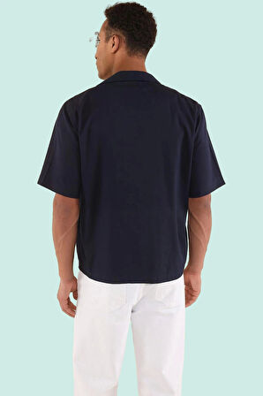 Erkek Basic Gömlek Pamuk Poplin Kumaş Yazlık Rahat Günlük Kullanım Yaz Aylarının Vazgeçilmezi