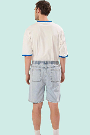 Erkek Kısa Boy Denim Şort Straight Kalıp Pamuk Casual Yaz Stilleri İçin Stilin Buluştuğu Yer