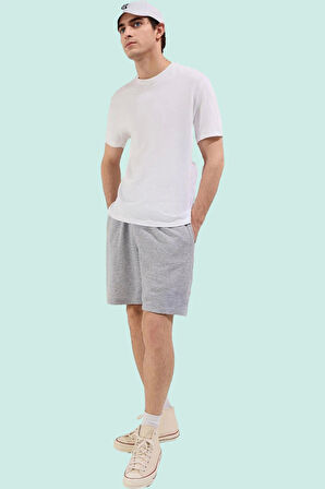 Erkek Kısa Boy Şort Pamuk Normal Bel Straight Kesim Günlük Kullanım Yaz Aylarının Vazgeçilmezi