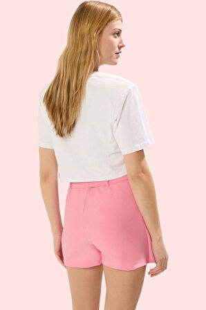 Kadın Finike Dokuma Şort Etek Yüksek Bel Kısa Günlük Kullanım İçin Yaz Aylarının Vazgeçilmezi