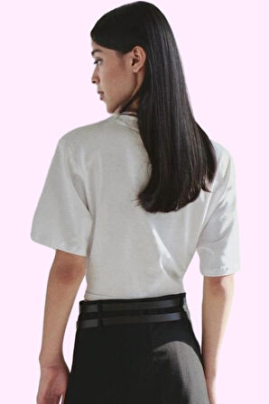 Kadın Yüksek Bel A line Midi Şifon Etek Dokuma Kumaş Günlük Kullanım Yaz Aylarının Vazgeçilmezi