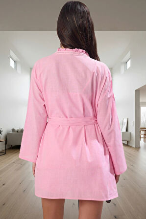 Evde Rahatlık %100 Pamuklu Pijama Takımı Boru Paça Şort Trend Tasarım