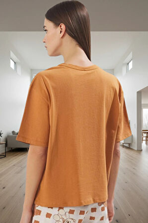 2'li Pamuklu Pijama Takımı Ayıcıklı Desenli Regular Kalıp Günlük Kullanım İçin