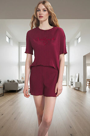 Yazlık Pijama Takımı %68 Polyester %30 Pamuk Nefes Alan Kumaş Rahat Kalıp Premium Kalite