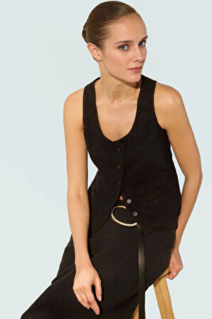 100 Keten Dokuma Bluz Crop Degaje Yaka Yaz Seçkin Malzeme Özenle Seçilmiş Uzun Ömürlü