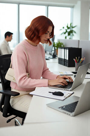 Kadın Basic Selanik Dokuma Çizgili Dik Yaka Crop Triko Kazak Günlük Konforlu Şıklık Kaliteli