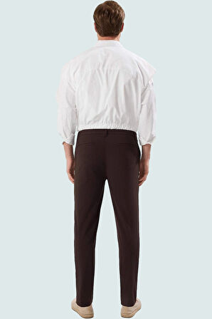 Erkek Regular Chino Pantolon Renk Slim Fit İtalyan Kesim Boru Paça İş Ve Günlük Hafta Sonu