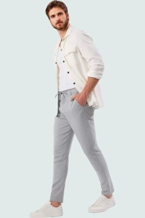 Erkek Regular Boy Slim Fit Cigarette Kalıp Pantolon Günlük Stil Yaz Aylarının Vazgeçilmezi