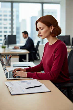 Kadın Modern Bisiklet Yaka İnce Triko Regular Kalıp Düz Dokuma Uzun Kol Kazak Modeli Kaliteli