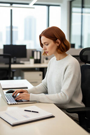 Kadın Regular Kalıp Uzun Kol Triko Kazak Bisiklet Yaka Kış Sezonu İçin Günlük Şıklık Kaliteli