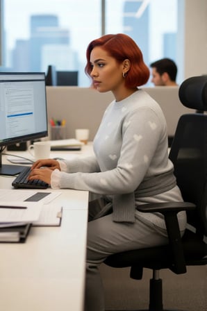 Kadın Regular Kalıp Kalp Desenli Gri Triko Kazak Uzun Kollu Günlük Kombinlerin Anahtarı Kaliteli