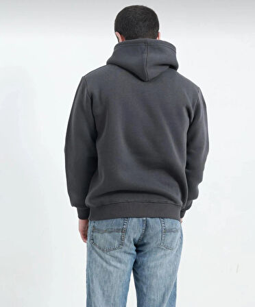 3 İplik Kapüşonlu Şardonlu Sweatshirt