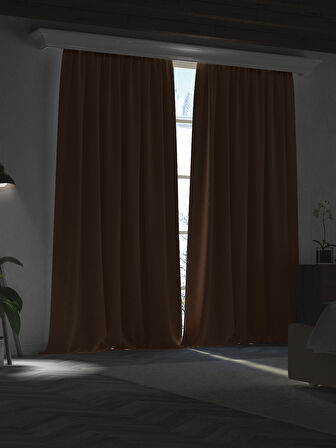 Deve Tüyü Rengi Blackout Karartma Perde Midnight Series