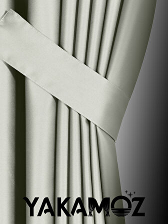 Yüksek Kalite Taş Rengi  Karartma Blackout Fon Perde Ekstrafor Büzgülü Tek Kanat Dark Touch Serisi