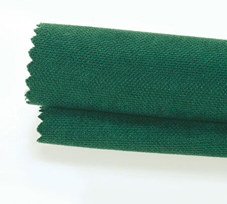 Kadife Dokulu Ekstrafor Büzgülü Çam Yeşili Yüksek Kalite Fon Perde Tek Kanat