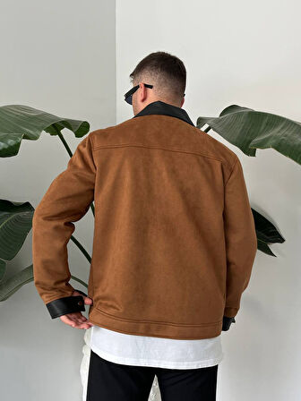 Erkek Taba Mevsimlik Süet Ceket