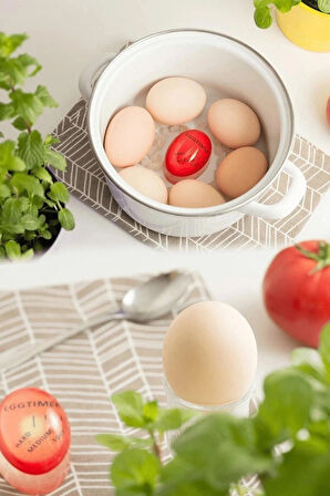 Dublör Yumurta Zamanlayıcı Egg Timer Pişirme Haşlama Süresi Aparatı Zaman Ayarlama Göstergesi