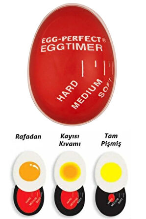 Dublör Yumurta Zamanlayıcı Egg Timer Pişirme Haşlama Süresi Aparatı Zaman Ayarlama Göstergesi