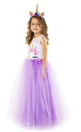 Ünicorn Kostüm Ünicorn Çocuk Elbisesi