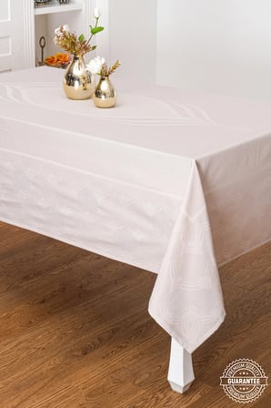 Aslı Lüx Jakar Polycotton Kumaş Taş Masa Örtüsü 160x220 Cm  1055