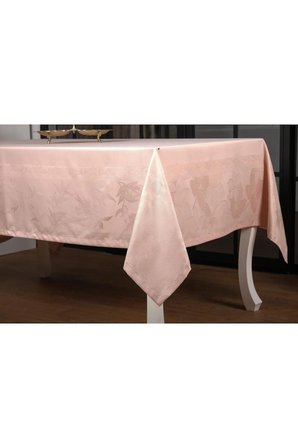 Çınar Lüx Jakar Bambu Kumaş Pudra Masa Örtüsü 160x220 Cm 1058 