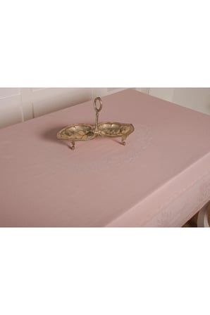 Demet Lüx Jakar Polycotton Kumaş Pudra Masa Örtüsü 160x260 Cm 1061