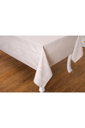Demet Lüx Jakar Polycotton Kumaş Taş Masa Örtüsü 160x220 Cm 1064