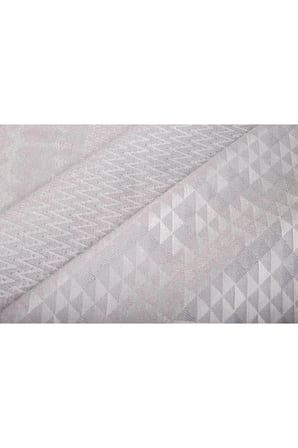 Ezgi Lüx Jakar Polycotton Kumaş Gri Masa Örtüsü 160x220 Cm 1065