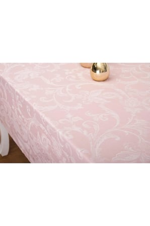 Ipek Lüx Jakar Polycotton Kumaş Pudra Masa Örtüsü 160x350 Cm 1074