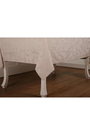 Ipek Lüx Jakar Polycotton Kumaş Taş Masa Örtüsü 160x220 Cm 1076