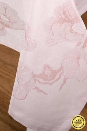 Müge Lüx Jakar Kumaş Pudra Masa Örtüsü Dikdörtgen 160x320 Cm 1083